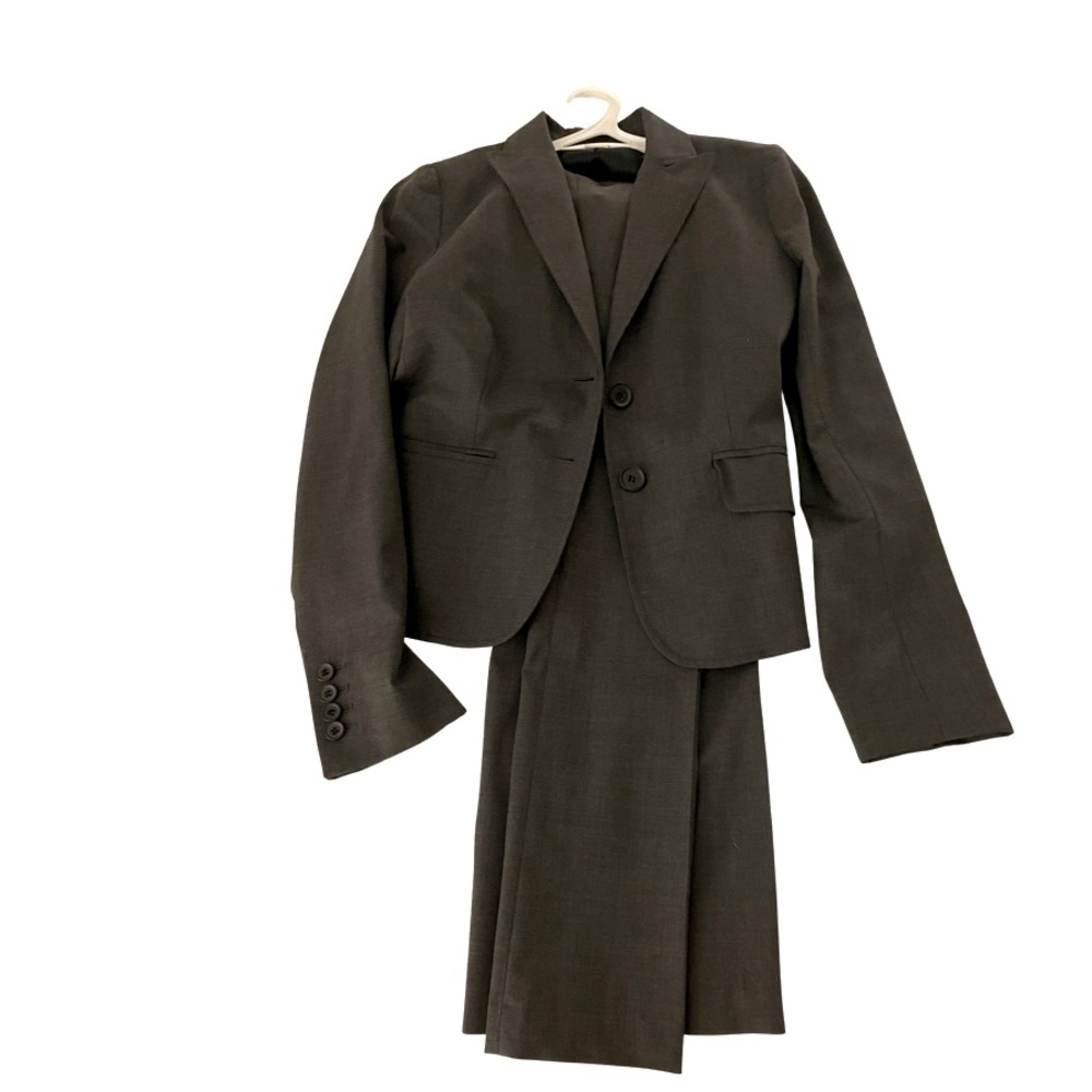 J.Crew charcoal grey pantsuit